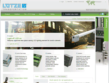 Tablet Screenshot of luetze-transportation.com